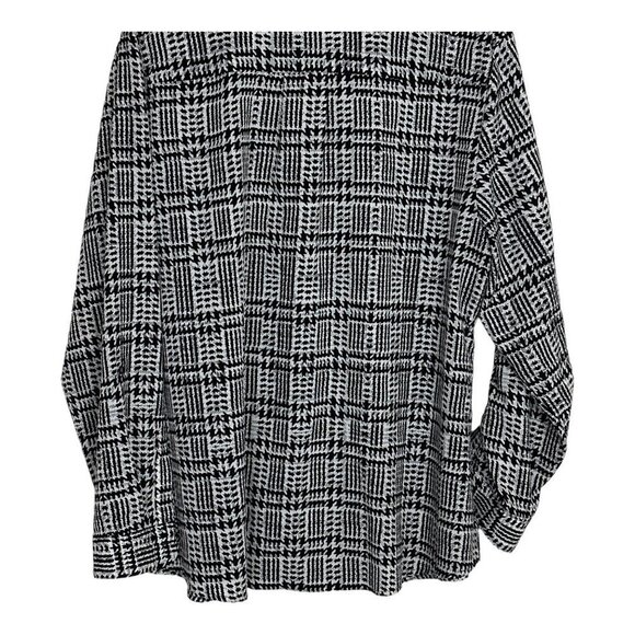 Charter Club Women's Blouse Print Black/White Size Xl Sku 2364 - Picture 3 of 16